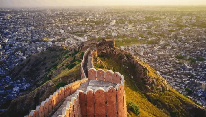 nahargarh fort jaipur image sunet best place to visit in jaipur
