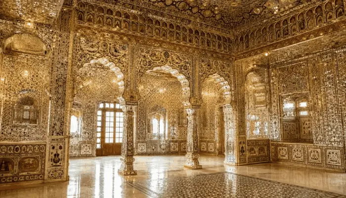 sheesh mahal image amer fort jaipur most popular place